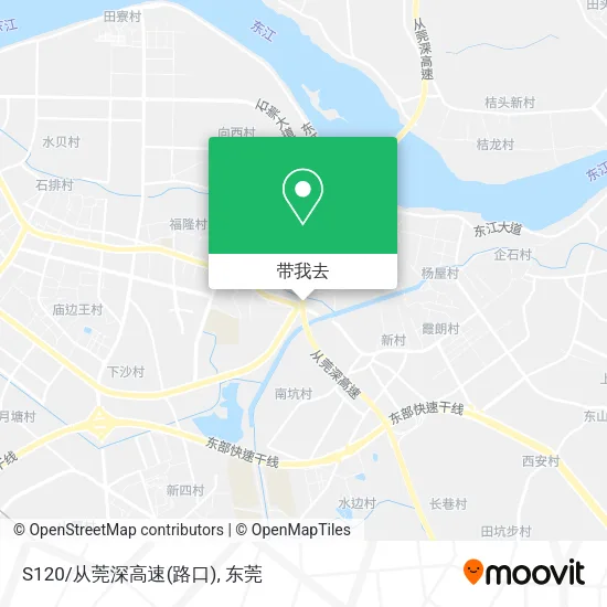 S120/从莞深高速(路口)地图