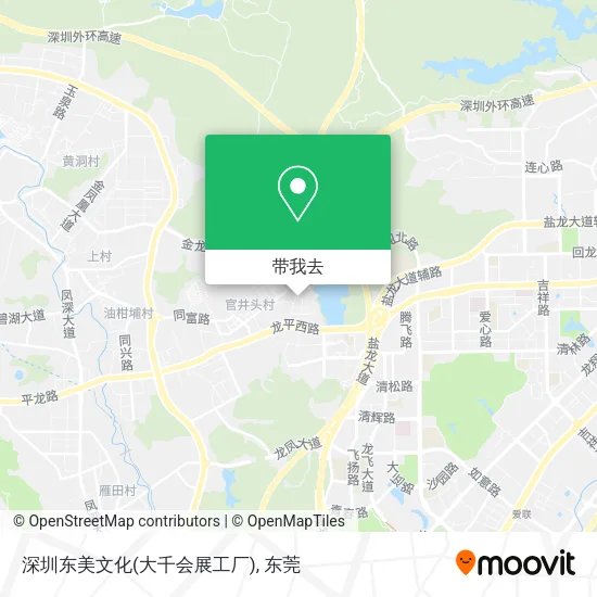 深圳东美文化(大千会展工厂)地图