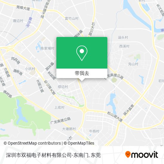 深圳市双福电子材料有限公司-东南门地图