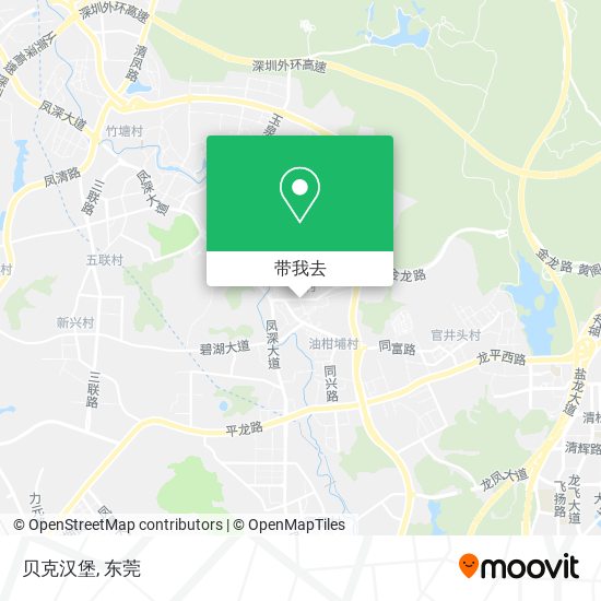 贝克汉堡地图