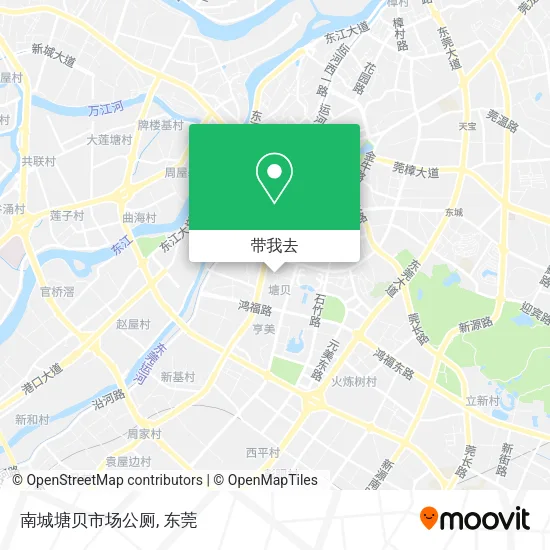 南城塘贝市场公厕地图