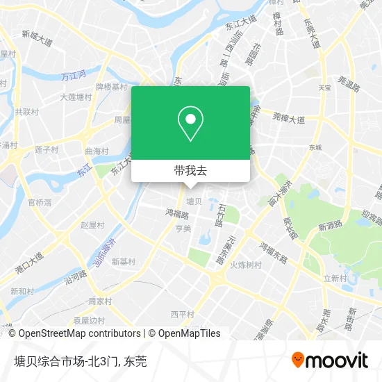 塘贝综合市场-北3门地图