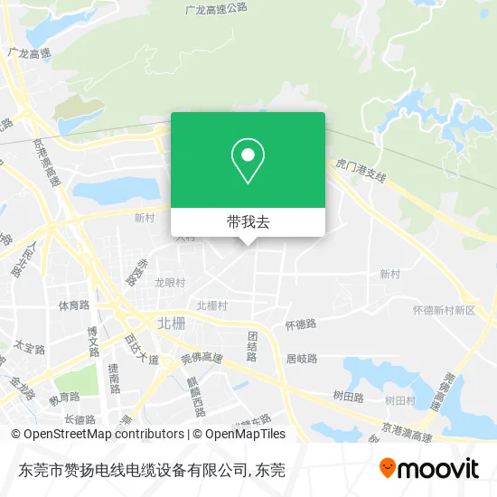 东莞市赞扬电线电缆设备有限公司地图