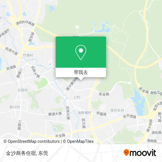 金沙商务住宿地图