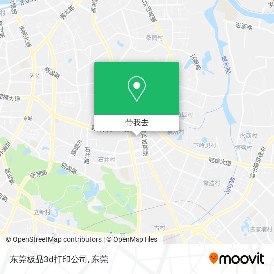 东莞极品3d打印公司地图