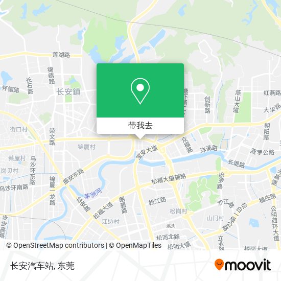 长安汽车站地图