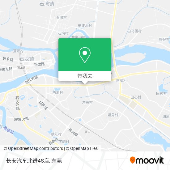 长安汽车北进4S店地图