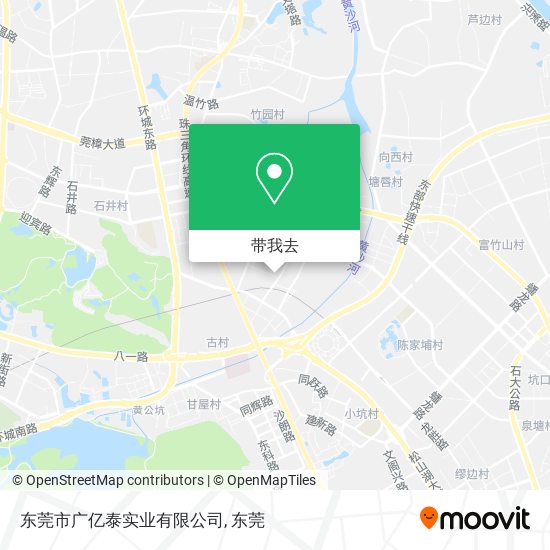 东莞市广亿泰实业有限公司地图