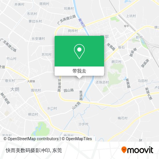 快而美数码摄影冲印地图