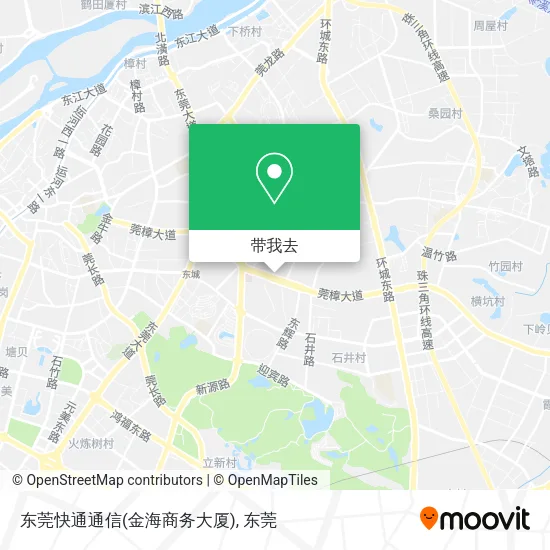 东莞快通通信(金海商务大厦)地图