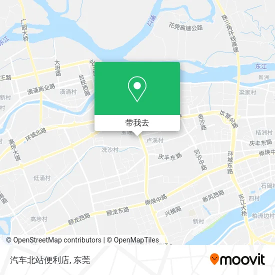 汽车北站便利店地图