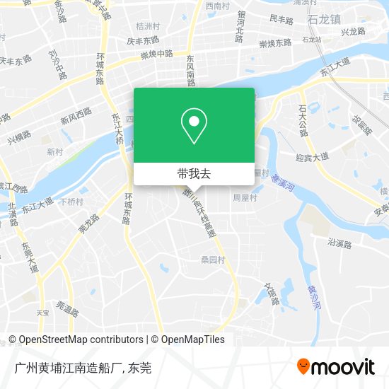 广州黄埔江南造船厂地图