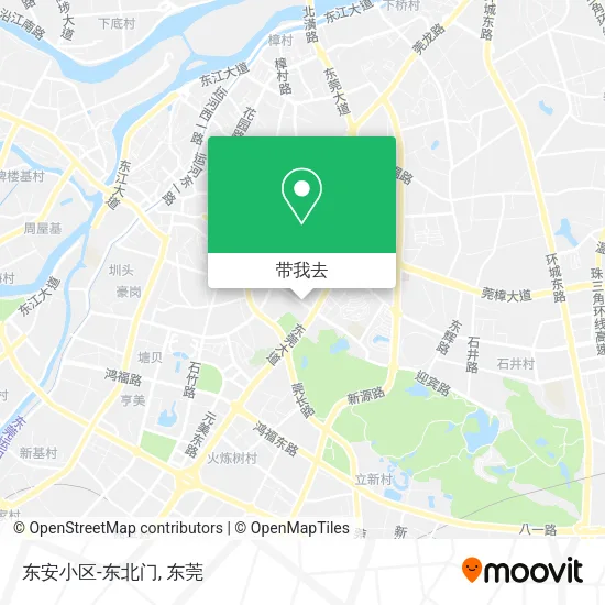 东安小区-东北门地图