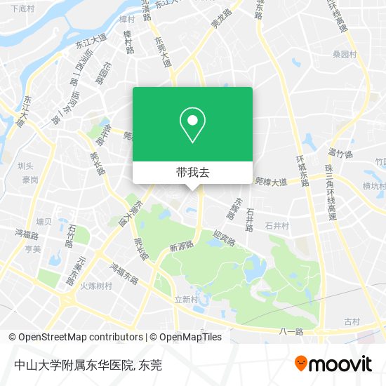 中山大学附属东华医院地图