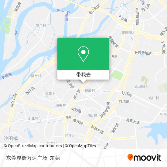 东莞厚街万达广场地图