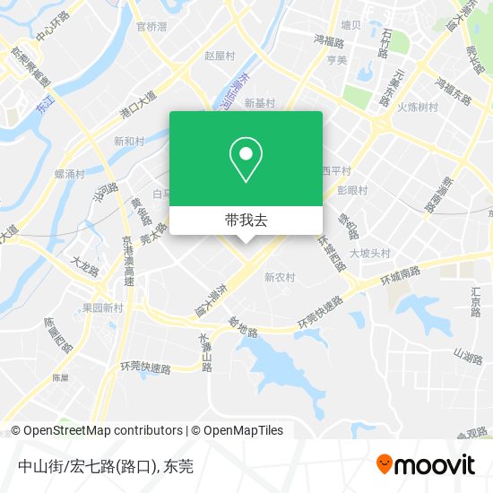 中山街/宏七路(路口)地图