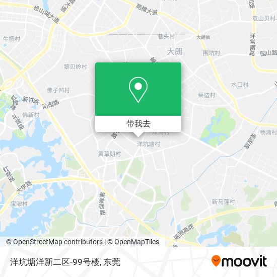 洋坑塘洋新二区-99号楼地图