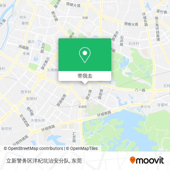 立新警务区洋杞坑治安分队地图