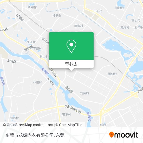 东莞市花媚内衣有限公司地图