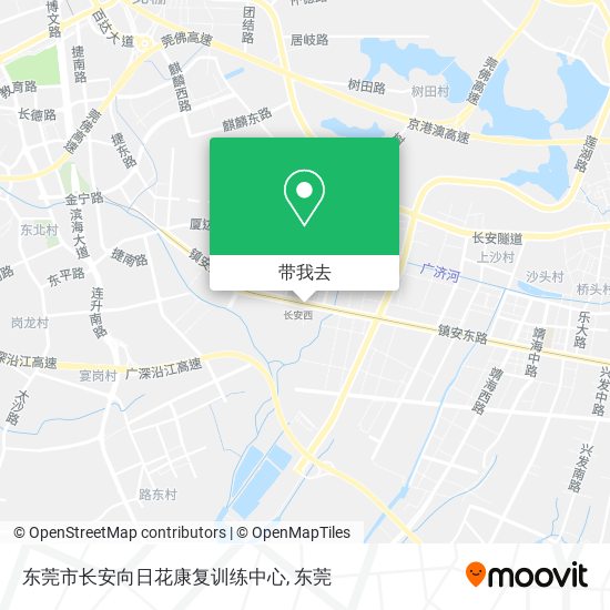 东莞市长安向日花康复训练中心地图