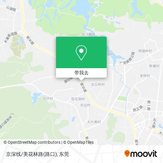 京深线/美花林路(路口)地图