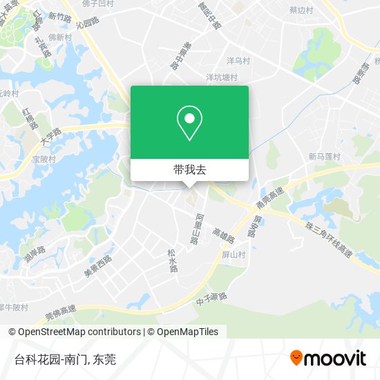 台科花园-南门地图