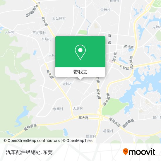 汽车配件经销处地图