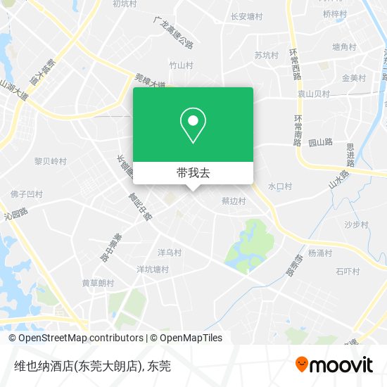 维也纳酒店(东莞大朗店)地图