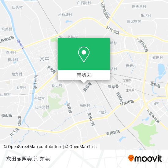 东田丽园会所地图