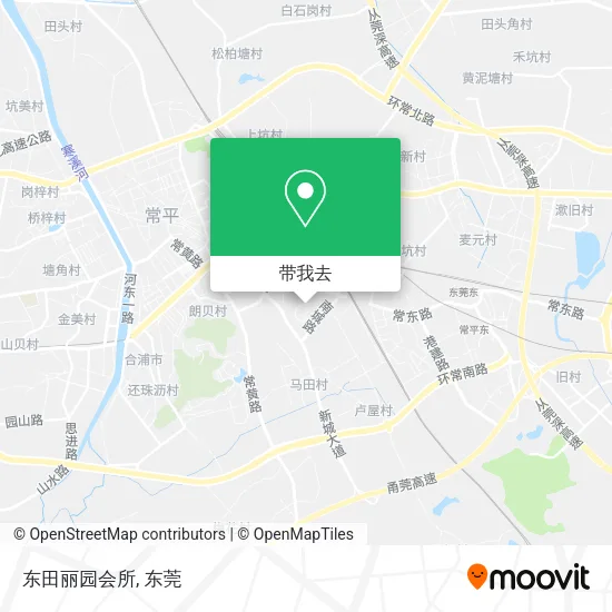 东田丽园会所地图