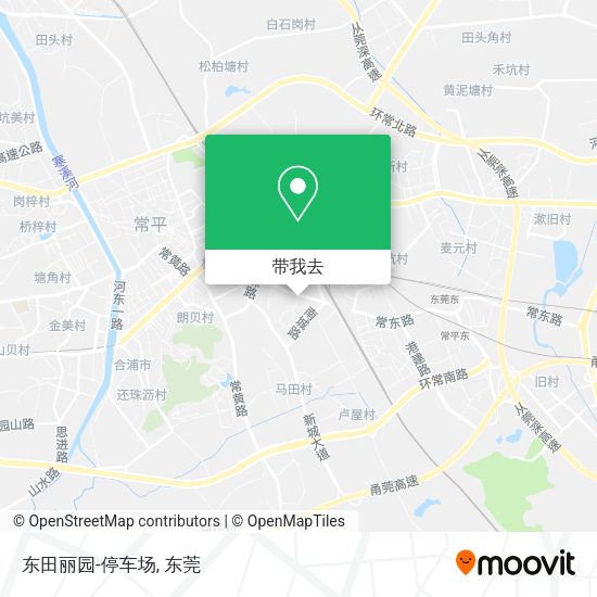东田丽园-停车场地图