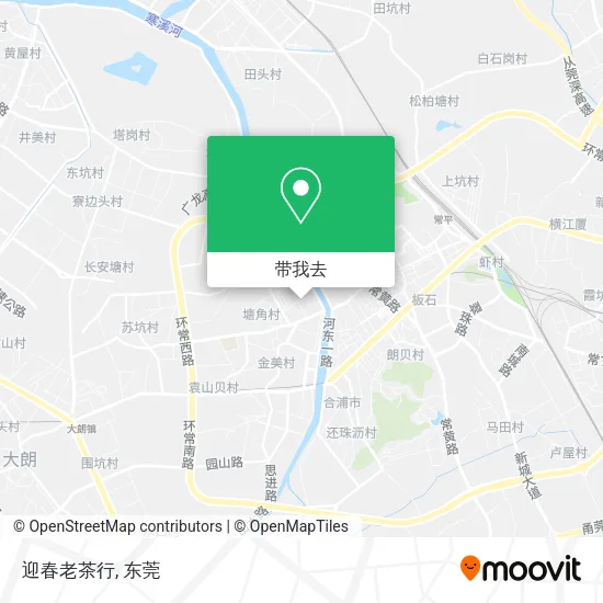 迎春老茶行地图
