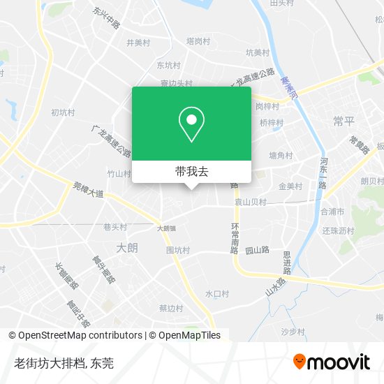 老街坊大排档地图