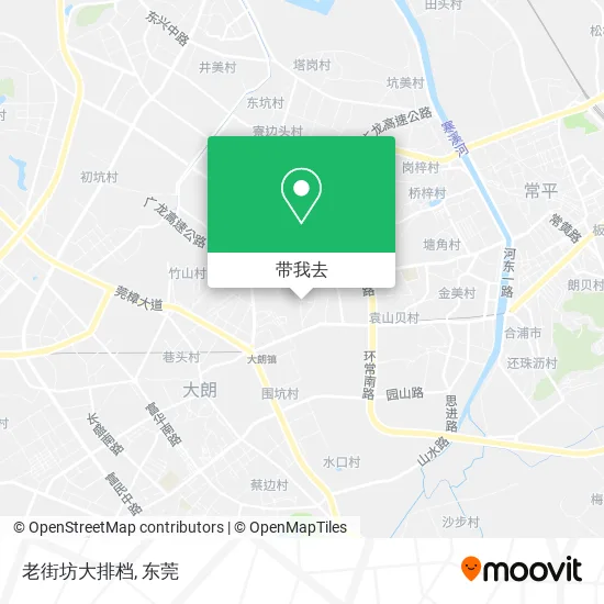 老街坊大排档地图