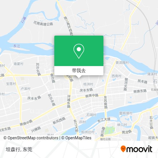 坦森行地图
