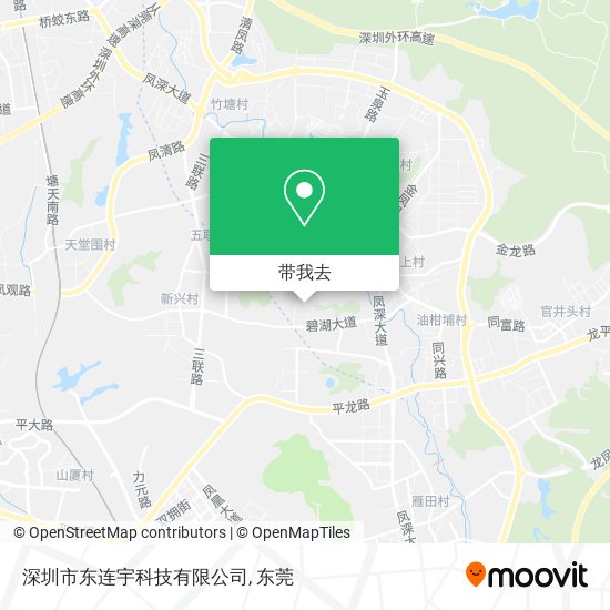 深圳市东连宇科技有限公司地图