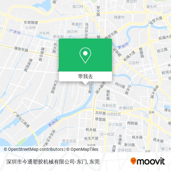 深圳市今通塑胶机械有限公司-东门地图
