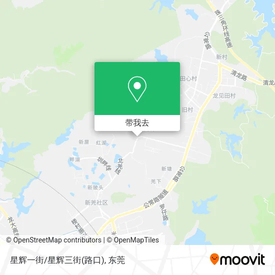 星辉一街/星辉三街(路口)地图