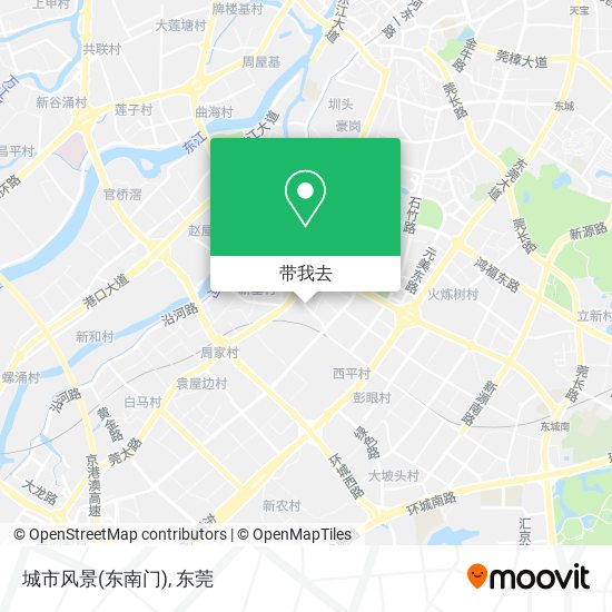 城市风景(东南门)地图
