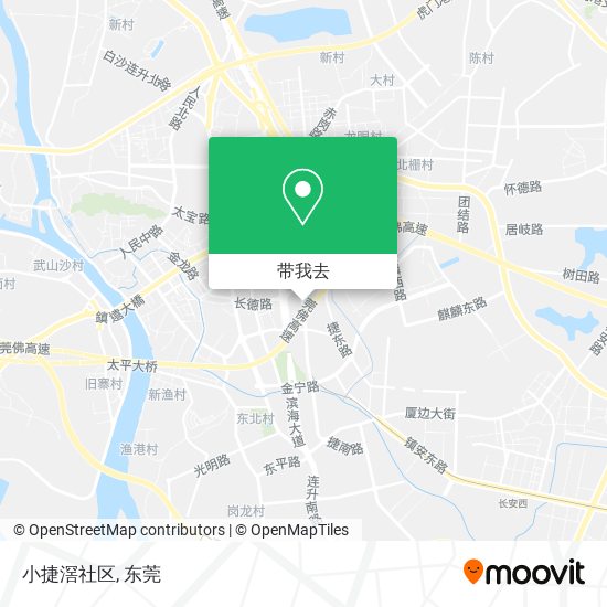 小捷滘社区地图