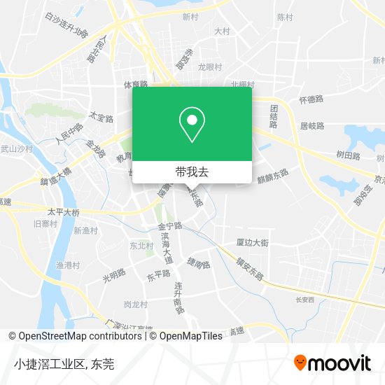 小捷滘工业区地图