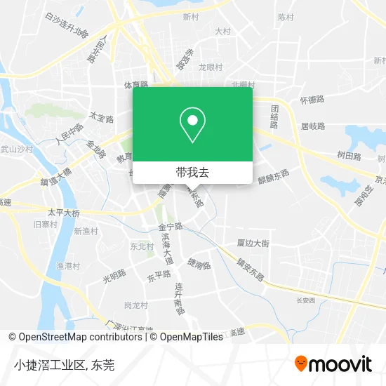 小捷滘工业区地图