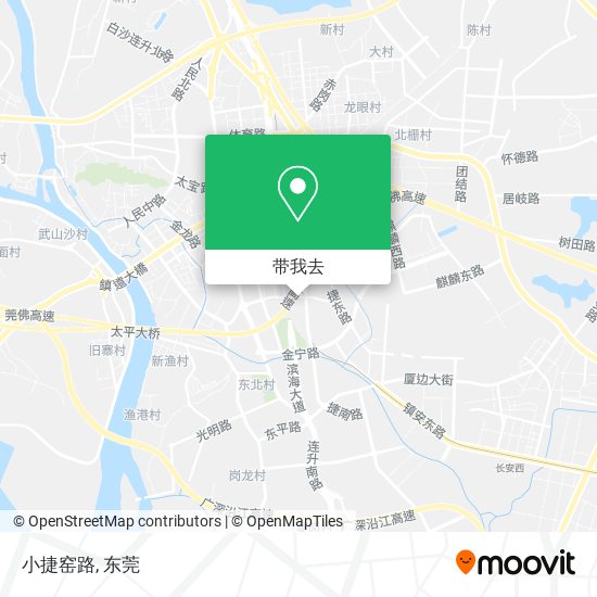 小捷窑路地图