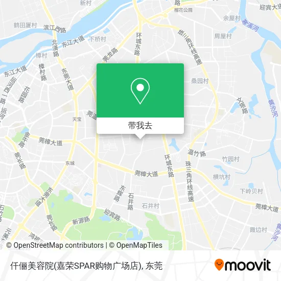 仟俪美容院(嘉荣SPAR购物广场店)地图