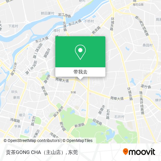 贡茶GONG CHA（主山店）地图