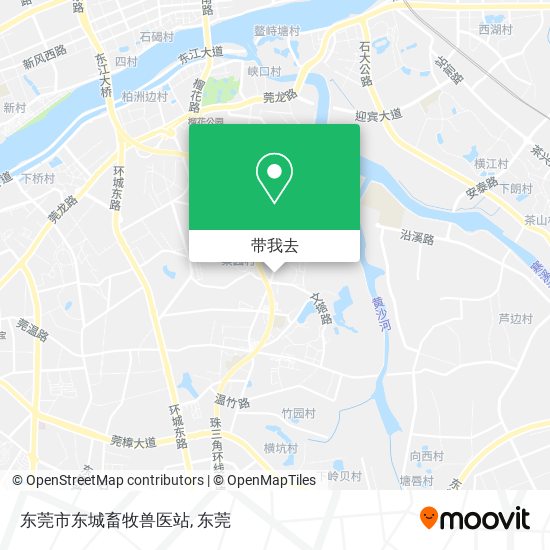 东莞市东城畜牧兽医站地图