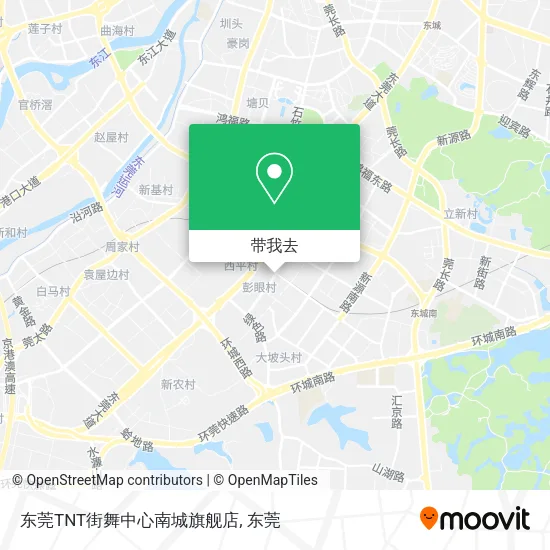 东莞TNT街舞中心南城旗舰店地图