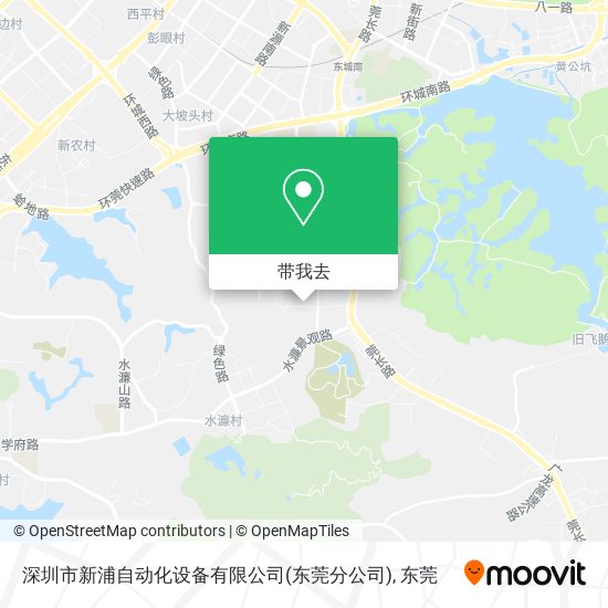 深圳市新浦自动化设备有限公司(东莞分公司)地图