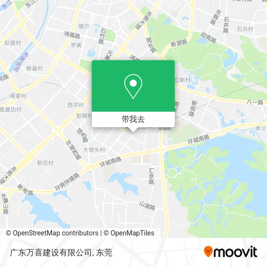 广东万喜建设有限公司地图