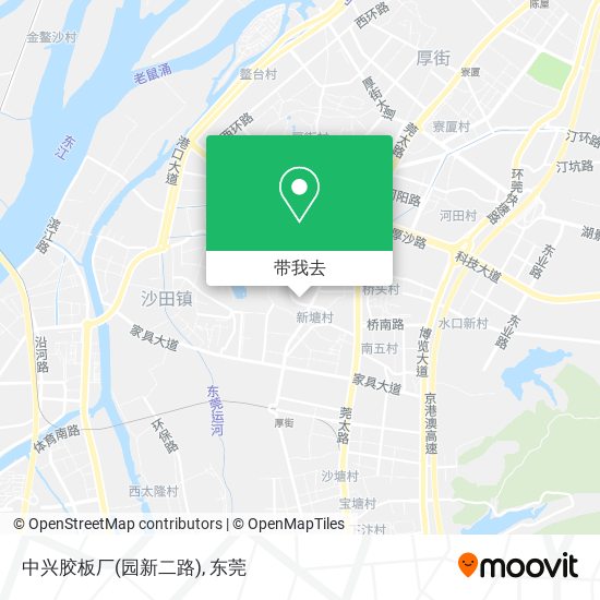 中兴胶板厂(园新二路)地图